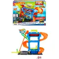 Hot Wheels Bylekebilbane Med Tunnelvask Og Svinger
