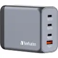 Verbatim - Strømadapter - GaN - AC 100-240 V - 200 watt - utgangskontakter: 4
