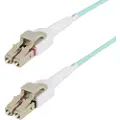 StarTech.com 5m (15ft) LC to LC (UPC) OM4 Switchable Fiber Optic Cable - patch cable - 5 m - aqua - Grønn - 5 meter