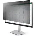 StarTech.com 22-inch 16:9 Computer Monitor Privacy Filter Anti-Glare Privacy Screen with 51% Blue Light Reduction Black-out Monitor Screen Protector