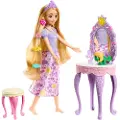 Mattel Rapunsel Med Sminkeborddukke