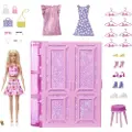 Barbie Fashion Morsomt Drømmeskap+Dukke