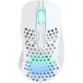 Xtrfy M4 Wireless RGB Gaming Mouse - White - Gaming mus - Optisk - 6 - Hvit med RGB lys