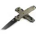 Benchmade Bailout S30V Black Cerakote foldekniv, ranger green grivory