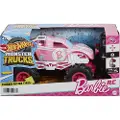Hot Wheels Radiostyrte -biler, fjernstyrt Barbie-monstertruck i målestokk 1:24, 4 år, Alkalinsk