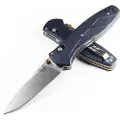 Benchmade Barrage S30V Stonewash foldekniv, Blue Canyon Richlite