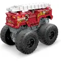 Hot Wheels Monster Trucks Roarin Wreckers 5 Alarm Vehicle Hero 1:43 lights and sounds