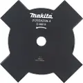 Makita - Brush cutter blade - 255 mm - 4 tenner - for Makita DUR368AZ, DUR368LZ, UR006GZ02, UR101CZ XGT UR002GZ01