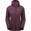 Montane F Fireball Hoodie, jakke, dame, mørkelilla
