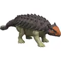 Mattel Jurassic World Rebirth Ankylosaurus-figur Med Vilt Brøl-lyd 7 Cm