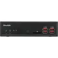 Shuttle XPC slim DH32U - Barebone - Slim-PC - 1 x Pentium Gold 7505 / inntil 3.5 GHz ULV - RAM 0 GB - UHD Graphics - Gigabit Ethernet - svart
