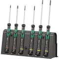 Wera 2035/6 A elektronikk skrutrekkersett + stativ, 205 mm, 250 mm, 50 mm, 398 g
