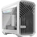 Fractal Design Torrent Nano - Tower - Mini-DTX - sidepanel med vindu (herdet glass) - ingen strømforsyning (ATX) - nyansert hvitt - USB/lyd