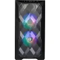 Cooler Master MasterBox TD300 MESH - Tower - micro ATX - sidepanel med vindu (herdet glass) - ingen strømforsyning (ATX) - svart - USB/lyd