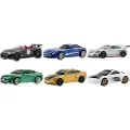 Hot Wheels Europeisk Bilkultur Multipakke Med 6 Lekebiler