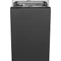 Smeg ST4523IN, Fullstendig innebygget, Slimline (45 cm), Sort, LED, 3 sifre, 1,5 m