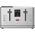 Gastroback Design Digital 4S, 4 skiver, Rustfritt stål, Knapper, LCD, CE, 1900 W
