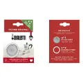 Bialetti 0800033, Kaffefilter, Bialetti, Moka Express, Fiammetta, Break, Happy Dama, Moka Timer, Rainbow, Metallic, Hvid 3-4.
