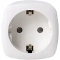 Hikvision DS-PSP1-WE - Smartplugg - trådløs - 868 MHz RF-protokoll - 868 MHz - hvit
