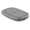 Moshi Porto Q 5K - Trådløs ladepute / nødlader - 5000 mAh - 15 watt (USB)