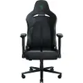 Razer Iskur X - Stol - armlener - T-formet - syntetisk skinn, stål, elastomerisk polyuretan (EPU) - svart/grønn