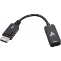 V7 - Video adapter - DisplayPort hann til HDMI hunn - trippel beskyttelse - svart - 4K 60Hz støtte