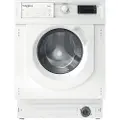 Whirlpool innebygd vaskemaskin-tørketrommel: 7,0 kg - Vaskekapasitet: 7 kg Tørkekapasitet: 5 kg FreshCare +, bevarer tøyets friskhet - 1400 rpm