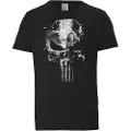 Logoshirt Marvel Punisher-mercury Skull Easy Fit Kortarmet T-skjorte