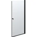 Dansani A91-03 brusedør 200 x 87-89 cm sort/klart glas