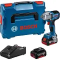 Bosch Gds18v-450hc+2x5.0ah+gal18v-40+l-boxx Slagtrekker