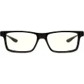 Gunnar Optiks Optiks Vertex, Unisex, Rektangel, Mote, Sort, Plast, Gjennomsiktig