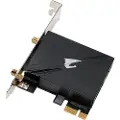 Gigabyte GC-WBAX210, Intern, Trådløs, PCI Express, WLAN / Bluetooth, 2400 Mbit/s, Sort