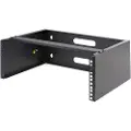 StarTech.com WALLMOUNT4 4U Wall Mount Network Rack - 14 Inch Deep (Low Profile) - 19" Patch Panel Bracket for Shallow Server and IT Equipment