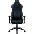 Razer Iskur X Ergonomic Gaming Chair - Multi-layered Synthetic Leather - High Density Foam Cushions - 2D Armrests - Black/Green - Standard