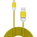 Celly PT-LCS001-5Y, Gult, USB A, Lightning, 1,5 m, Hankjønn, Hankjønn