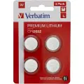 Verbatim - Batteri 4 x CR2032 - Li