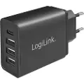 Logilink Usb-a-og Usb-c-vegglader 27w