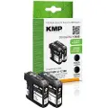 KMP B60D, Sort, Pigmentbasert blekk, 14,1 ml, 2 stykker, 1200 sider, Multipakke