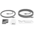 Logitech Cat5e Kit - Tilbehørssett for videokonferanse - for Logitech Base Bundle, RoomMate + MeetUp + Tap IP Room Solution Base Bundle, Huddle, Large