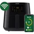 Philips Essential HD9280 Airfryer XL - Varmluftsteker - 6.2 liter - 2 kW - mørk sølv / svart