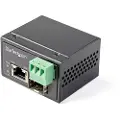 StarTech.com PoE+ Industrial Fiber to Ethernet Media Converter 30W