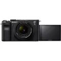 Sony a7C ILCE-7CL - Digitalkamera - speilløst - 24.2 MP - Full Frame - 4K / 30 fps - 2.1optisk x-zoom 28 - 60 mm-linse - Wireless LAN, NFC, Bluetooth - svart