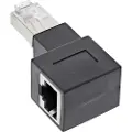 InLine 69991C, Koblet med ledninger (ikke trådløs), Ethernet extension Gen 2, Ethernet, 10000 Mbit/s, Sort