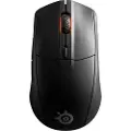 SteelSeries Rival 3 Wireless - Mus - ergonomisk - høyrehendt - optisk - 6 knapper - trådløs - 2.4 GHz, Bluetooth 5.0 - USB trådløs mottaker - matt svart