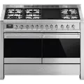 Smeg Opera 120x60 Cm Gasskjøkken Med 2 Ovner 6 Brennere