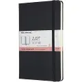 Moleskine 603357, Monokromatisk, Sort, 150 ark, 120 g/m², Prikket rutenettpapir, Innbundet (hardcover)