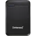Intenso Powerbank XS5000 - Strømbank - 5000 mAh - 2.1 A - 2 utgangskontakter (USB, 24 pin USB-C) - på kabel: USB-C - svart