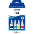 Epson EcoTank 664 - 4 pakker - svart, gul, cyan, magenta - original - blekkpåfylling - for Epson L380, L395, L495 EcoTank ET-2650, L1455, L656 EcoTank ITS L3050, L3060, L3070