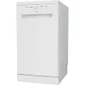 Whirlpool WSFE2B19, Halvveis innebygget, Slimline (45 cm), Hvit, Hvit, Knapper, 1,3 m