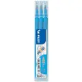 Pilot FriXion - Påfyll - lyseblå - 0.5 mm (en pakke 3)